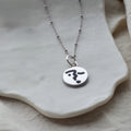 Heart lip face necklace