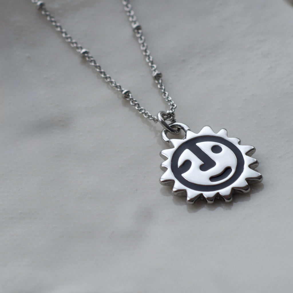Sunny lion face necklace