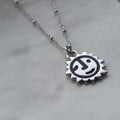 Sunny lion face necklace
