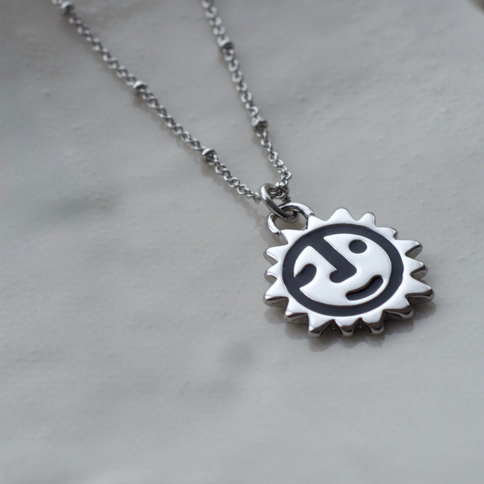 Sunny lion face necklace