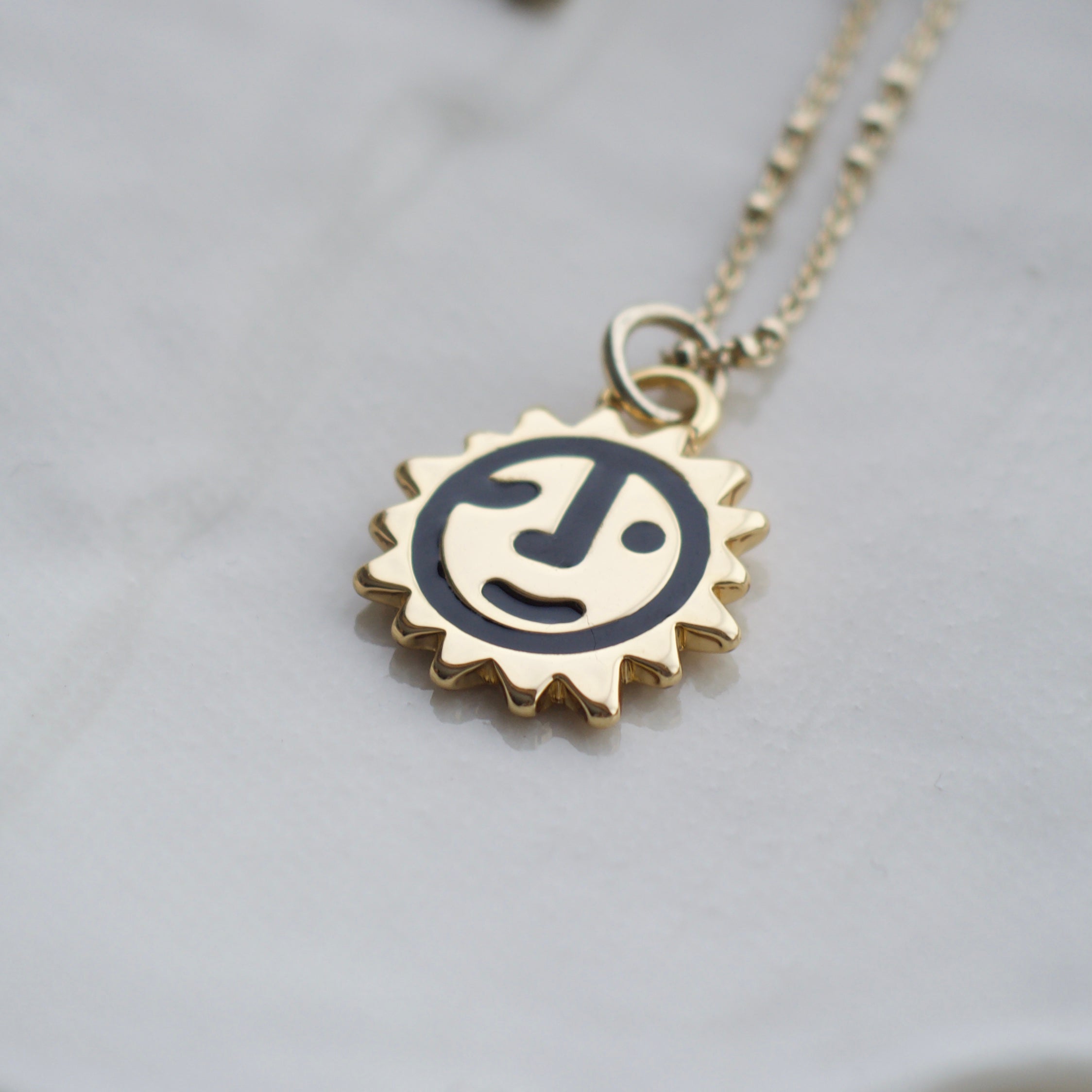Sunny lion face necklace
