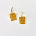 Pig & Holly pendant hoop earrings