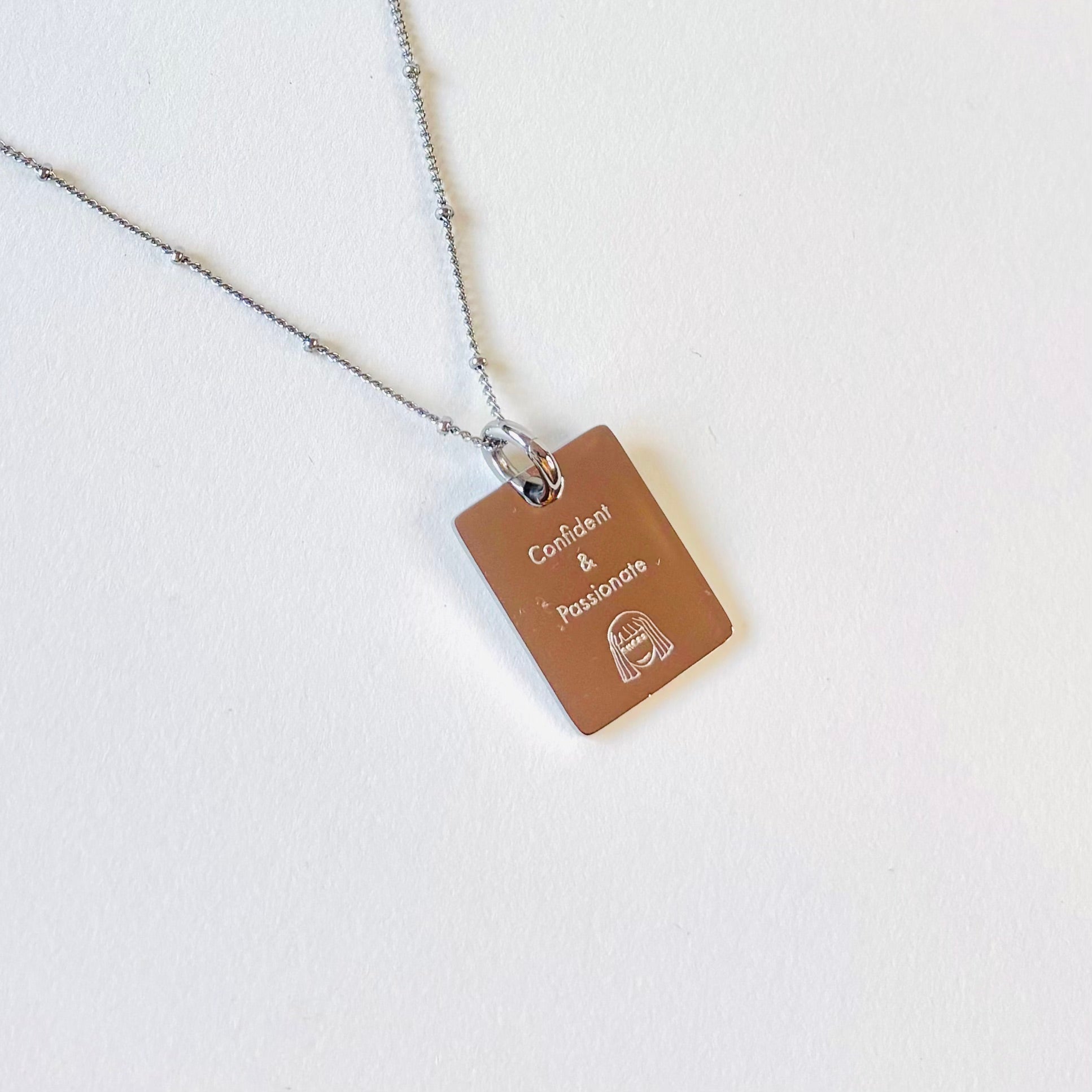 Rooster & Cosmos charm necklace