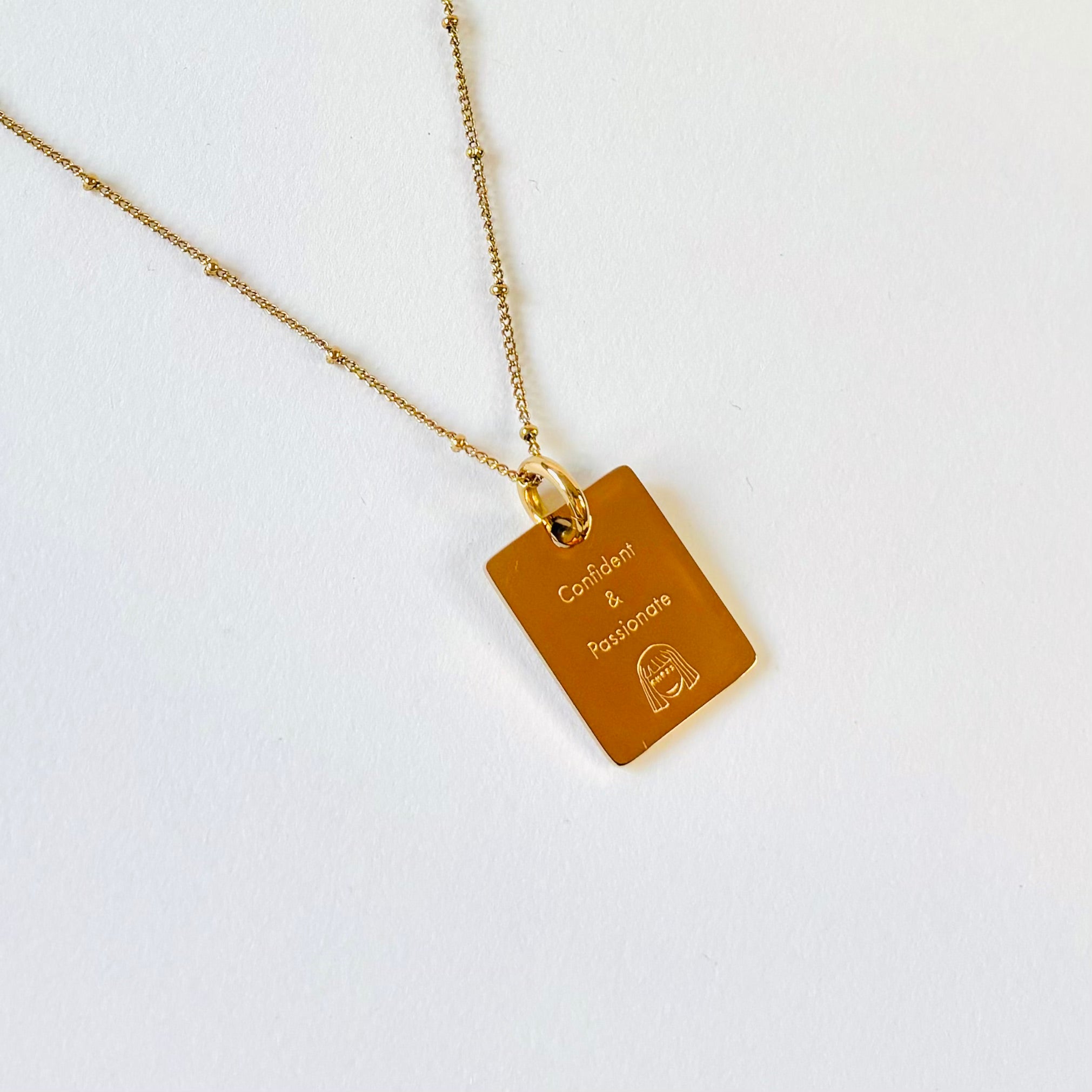 Rooster & Cosmos charm necklace