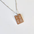 Dragon & Lilly of the valley charm necklace