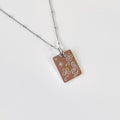 Tiger & Cherry blossom charm necklace