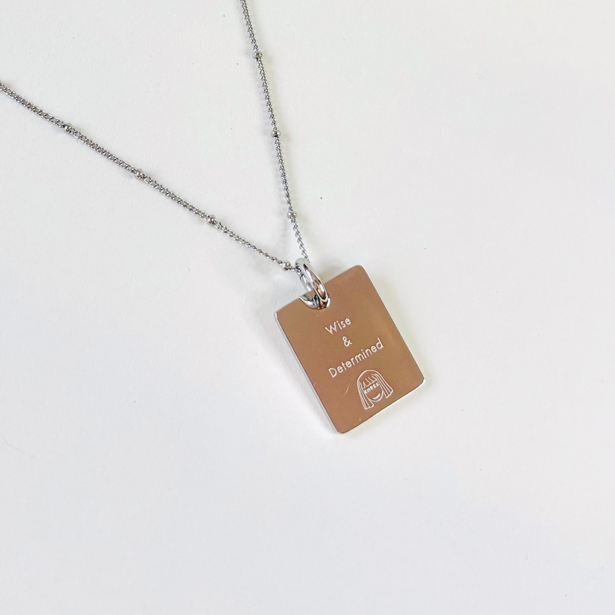 Ox & Iris charm necklace