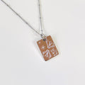 Rat & Snowdrop charm necklace