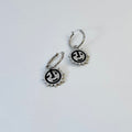 Sunny lion face hoop earrings